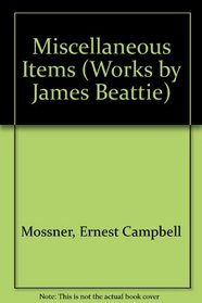Miscellaneous Items (Works by James Beattie)