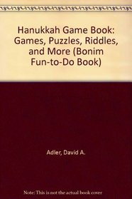 Hanukkah Game Book: Games, Puzzles, Riddles, and More (Bonim Fun-to-Do Book)