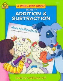 Addition & Subtraction 1-2 Write and Reuse Workbook