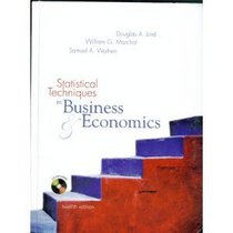 Statistical Techniques in Business  Economics (Irwin/Mcgraw-Hill Series in Operations and Decision Sciences.)