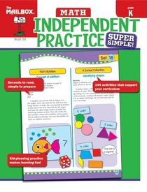 Super Simple Independent Practice: Math (Gr. K)