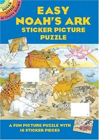 Easy Noah's Ark Sticker Picture Puzzle (Dover Little Activity Books)