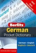 German Berlitz Pocket Dictionary (Berlitz Pocket Dictionaries) (English and German Edition)