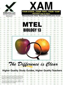 MTEL Biology 13: teacher certification exam (XAM MTEL)