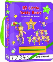 10 Little Teddy Bears Write-with-Me Numbers (Learn on the Go)