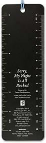 Sorry, My Night Is All Booked Beaded Bookmark