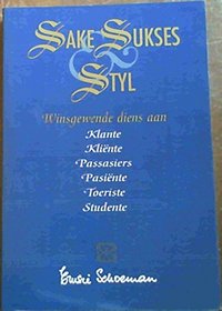 Sake, Sukses En Styl (Afrikaans Edition)