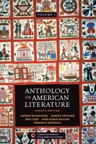 Anthology of American Literature, Vol. 1, Eighth Edition