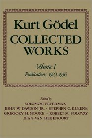 Collected Works: Publications 1929-1936 (Godel, Kurt//Collected Works)