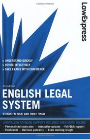 Law Express: English Legal System (Revision Guide)
