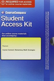 CourseCompass Access Code Card for Course Connect: Elementary Math Strategies