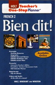 Teacher's One-Step Planner French 2 Bien dit!