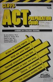 Act Preparation Guide (Cliffs Preparation Guides)
