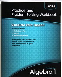 Algebra 1- Practice and Problem Solving Workbook