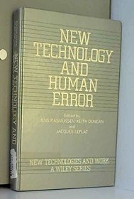 New Technology and Human Error (New Technologies and Work)