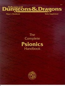 The Complete Psionics Handbook: Player's Handbook Rules Supplement, Dungeons  Dragons (2nd Edition)