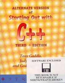 Starting Out With C++ Alternate Edition