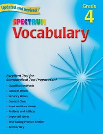 Spectrum Vocabulary, Grade 4 (Spectrum)