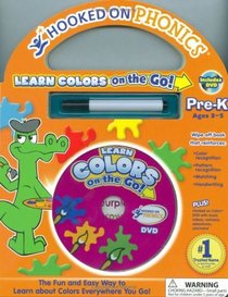 Learn Colors on the Go Wipe-off Board Book with DVD