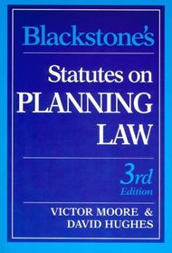 Statutes on Planning Law (Blackstone's Statute Books)