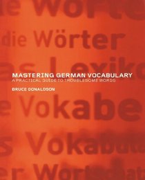 Mastering German Vocabulary: A Practical Guide to Troublesome Words