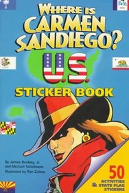 Where Is Carmen Sandiego: U.S. Sticker Book
