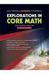 Explorations in Core Math Georgia: Common Core GPS Student Edition Analytic Geometry 2014