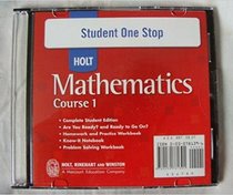 Idea Works! (Special Ed CD-ROM) for Holt Mathematics, Course 1