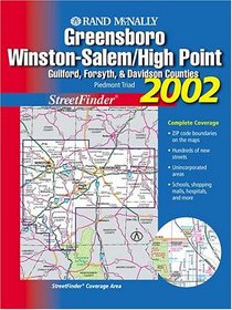 Streetfinder-Greensboro/Winston-Salem/High Point (Rand McNally Streetfinder)
