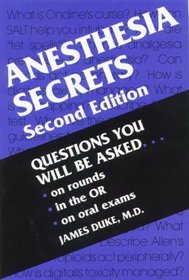 Anesthesia Secrets (Secrets (Rittenhouse))