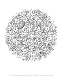 Circles of Love: Complex Mandalas & Wreaths with Loving Sentiments to Reflect Upon as you Color