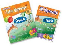 Your Baby Can Speak French, Lyric Language, Fun Interactive Language Learning, Book and 4 Disc Set (Video and Audio)