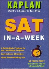 Kaplan SAT In-A-Week 1996