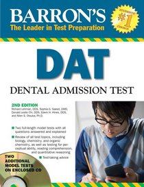 Barron's DAT: Dental Admissions Test (Barron's How to Prepare for the Dental Admissions Test (Dat))