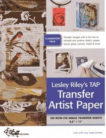 Lesley Riley's TAP Transfer Artist Paper Class Room Pack: 100 Iron-on image transfer sheets  8.5