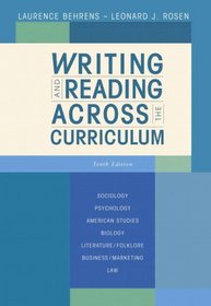 Writing and Reading Across the Curriculum Value Package (includes MyCompLab NEW Student Access  )