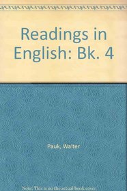 Readings in English: Bk. 4