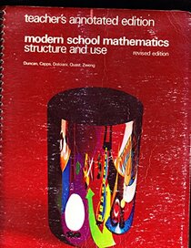 Modern School Mathematics: Structure andUse (Workbook)