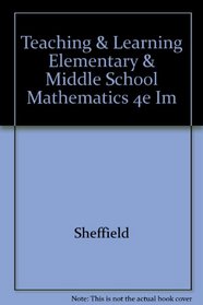 Teaching & Learning Elementary & Middle School Mathematics 4e Im