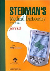 Stedman's Medical Dictionary, 27th Edition for PDA: Powered by Skyscape