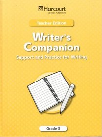 Grade 3 Writer's Companion Teacher Edition