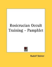 Rosicrucian Occult Training - Pamphlet