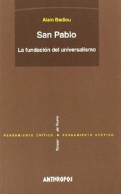 San Pablo - La Fundacion del Universalismo (Spanish Edition)