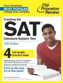 Cracking the SAT Literature Subject Test, 15th Edition (College Test Preparation)