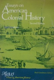 Essays on American colonial history (HRW essays in American history)