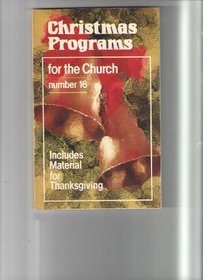 Christmas Programs for the Church No. 16/8616