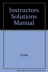 Instructors Solutions Manual