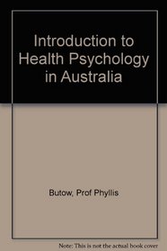Introduction to Health Psychology in Australia