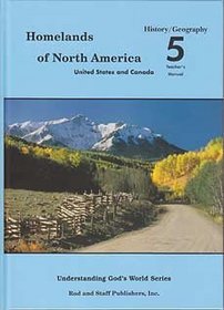 Homelands of North America Grade 5 History/Geography Teacher's Manual