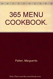 365 MENU COOKBOOK.